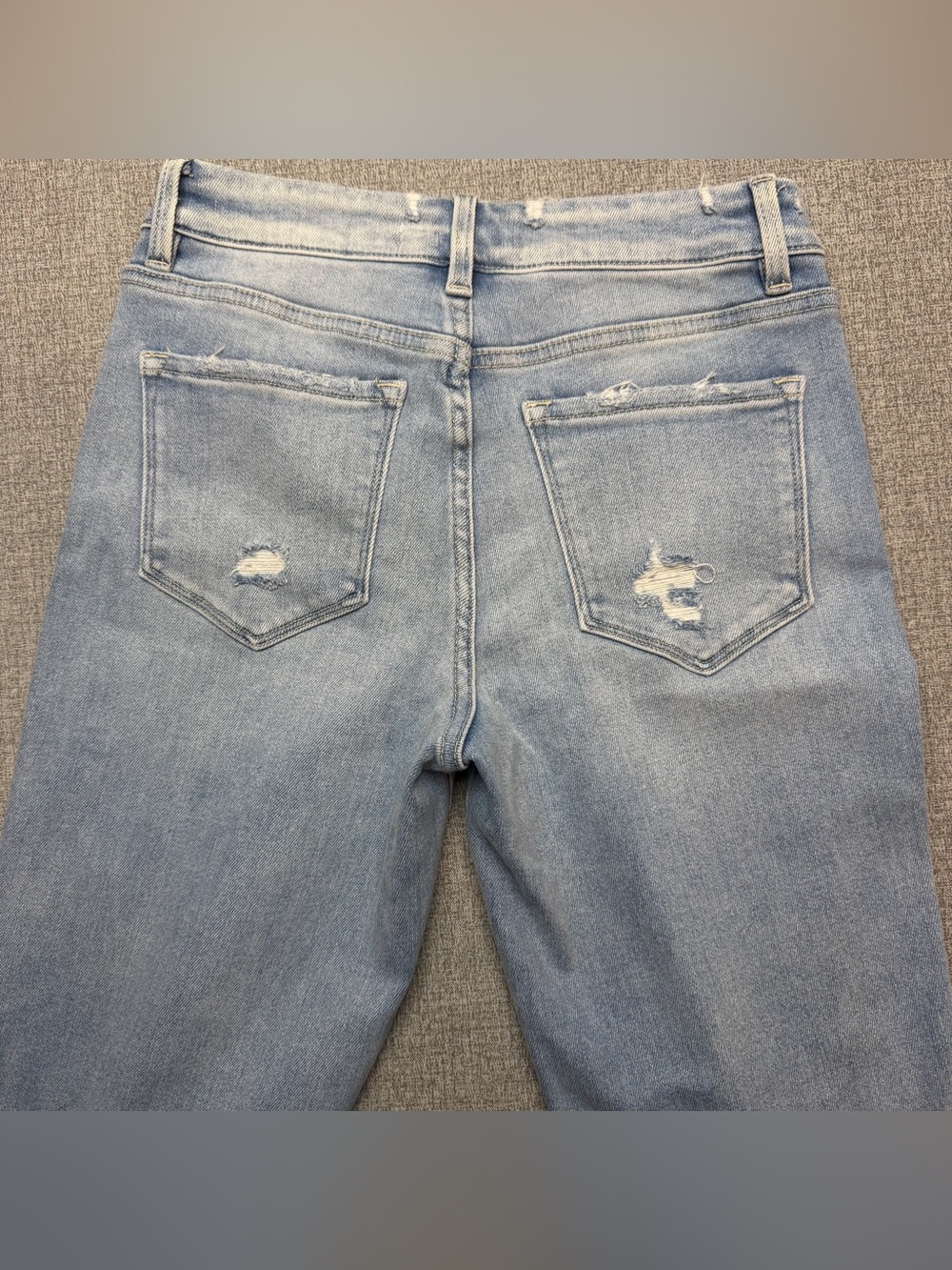 Flying Monkey Mid Rise Cropped Straight Jeans - Picture 4 of 12